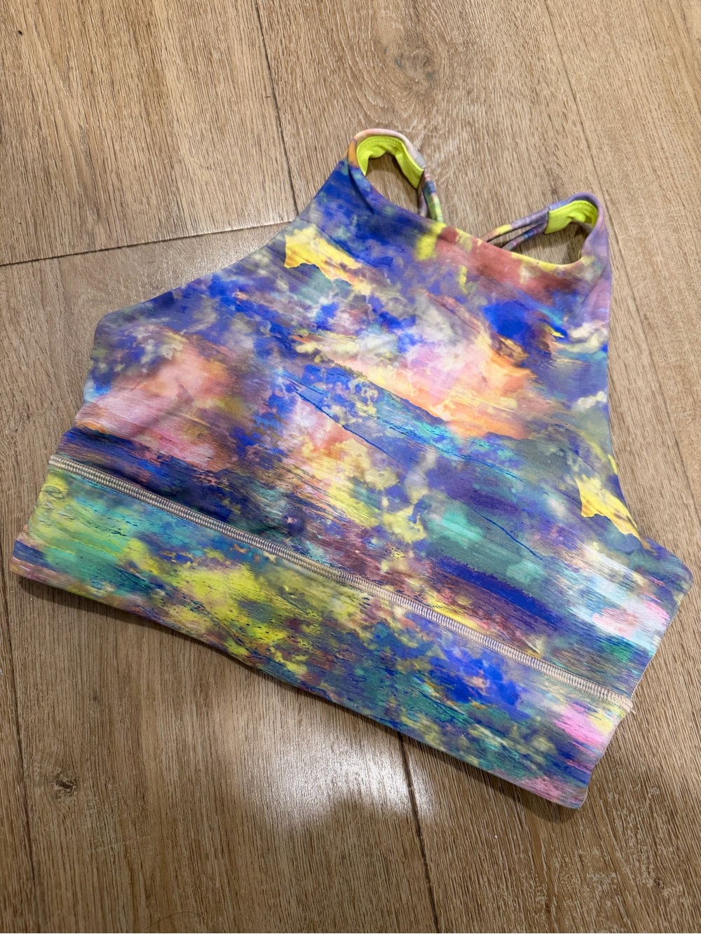lululemon athletica Girls' Vibrant Multicolor High-Neck Tank Top